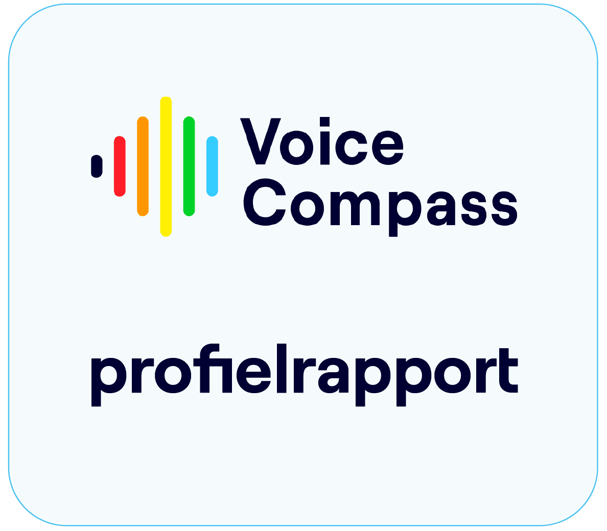 Voice Compass samenvatting profielrapport met persoonlijke duiding