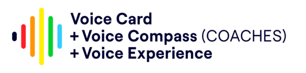Logo Voice Card + Voice Compass coaches + Voice Experience