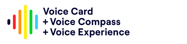 Logo Voice Compass + Voice Card + Voice Experience